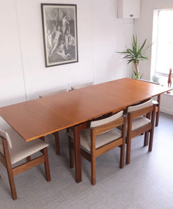 Teak GR69 Rare Gordon Russell Dining Set Table And 6 Chairs Mid Century 60s - teakyfinders