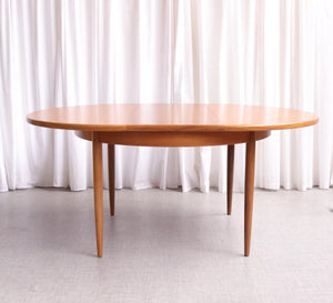 6224 G Plan Fresco Round Teak Extendable Dining Table V b Wilkins Stunning Condition - teakyfinders