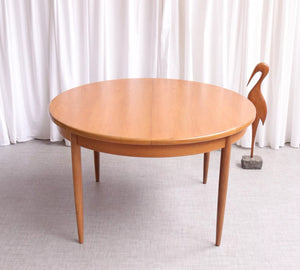 6224 G Plan Fresco Round Teak Extendable Dining Table V b Wilkins Stunning Condition - teakyfinders