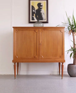 Vintage Retro Mid Century Danish Unusual Teak Sideboard Cabinet Drawers - teakyfinders