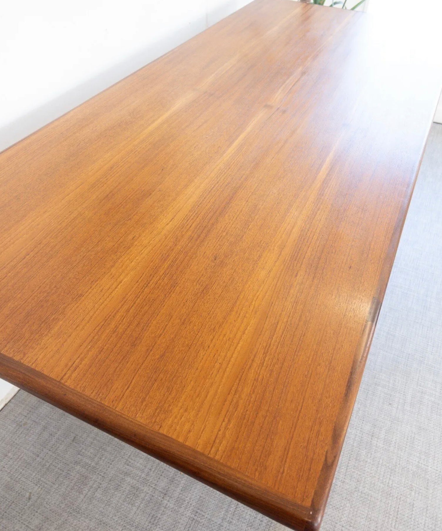 Younger Teak Rectangle Plank Dining Table Fonseca Range Vintage Mid Century Furniture - teakyfinders