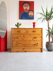 Domino Mobler Danish Pine Chest of Drawers - teakyfinders