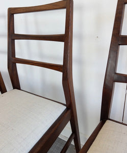 Vintage Mid Century Teak Extending Dining Table & 4 Dining Chairs by Richard Hornby - teakyfinders