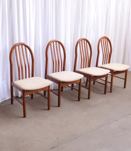 Benny Linden 1960s Teak Dining Chairs Set Of 4 Immaculate Condition Danish - teakyfinders