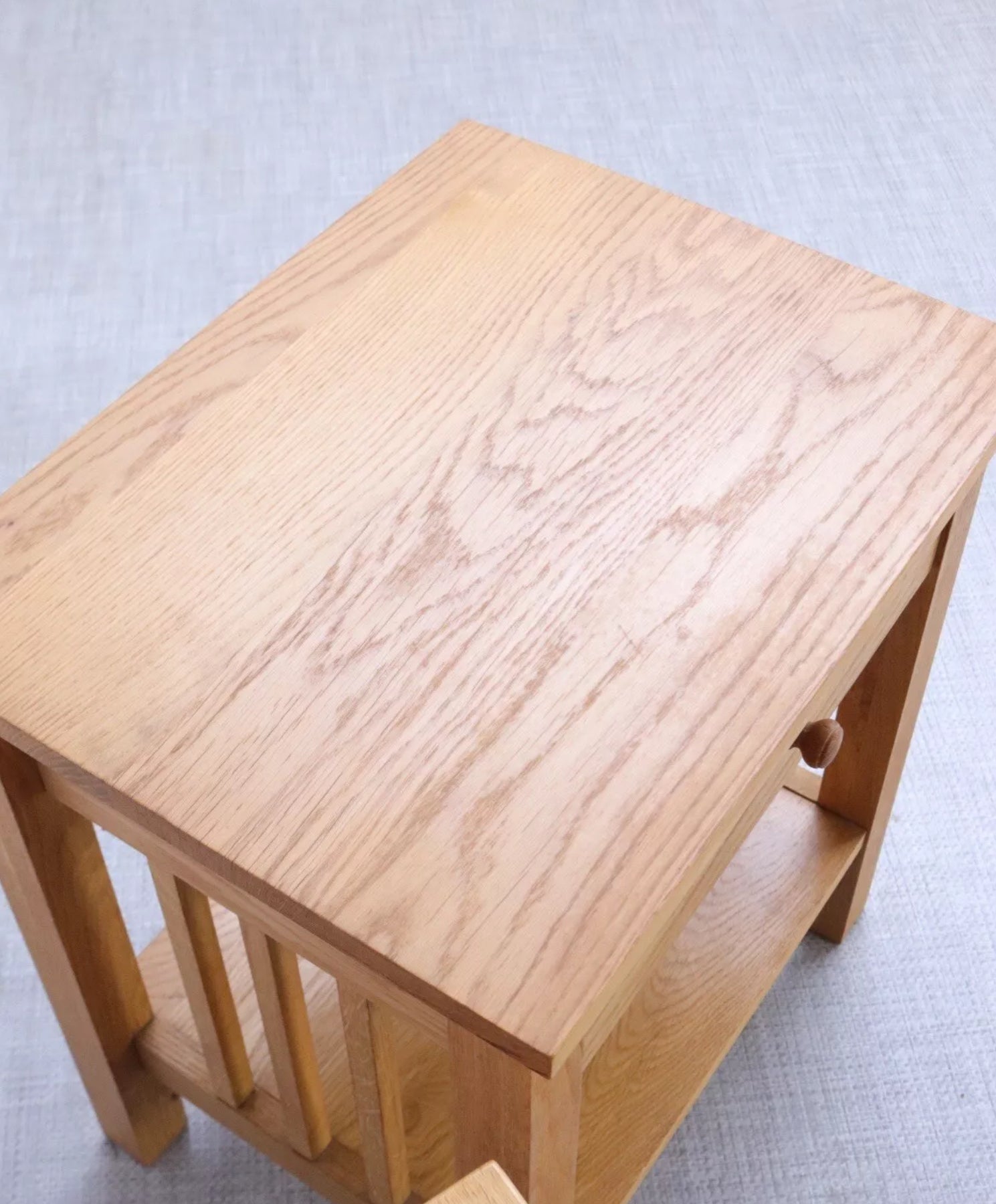 Pair of Modern Solid Oak Bedside Tables Cabinets Nightstands Great Conditions - teakyfinders