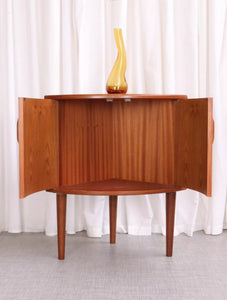 Vintage G Plan Fresco 2 Door Teak Corner Cabinet Mid-Century Retro Scandi Danish - teakyfinders