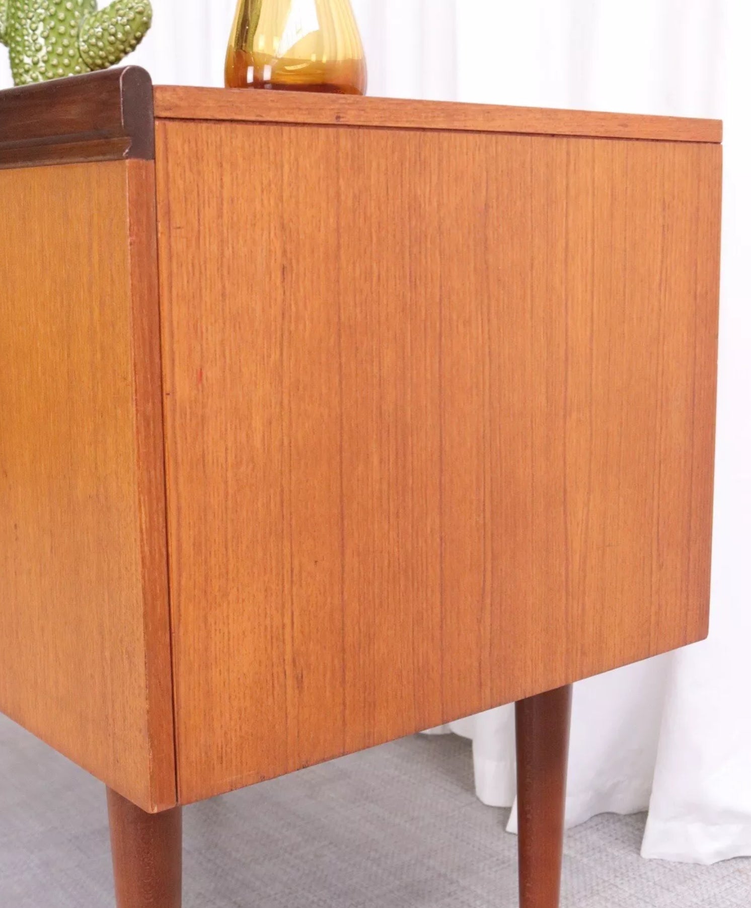 Stylish Mid Century Teak Compact Sideboard Media Cabinet G Plan Montage 70s - teakyfinders