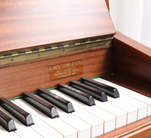 Vintage Chappell Modern Upright Piano - With Stool - Stunning Condition - teakyfinders