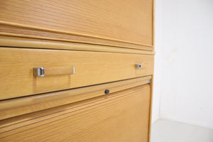 Matching Kinarps Office Units in Oak - Tambour Doors - teakyfinders