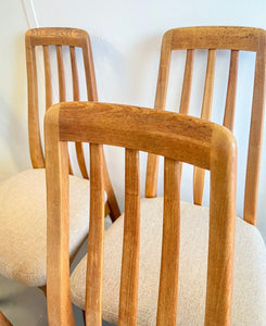 Set of 6 Benny Linden Teak Dining Chairs - teakyfinders