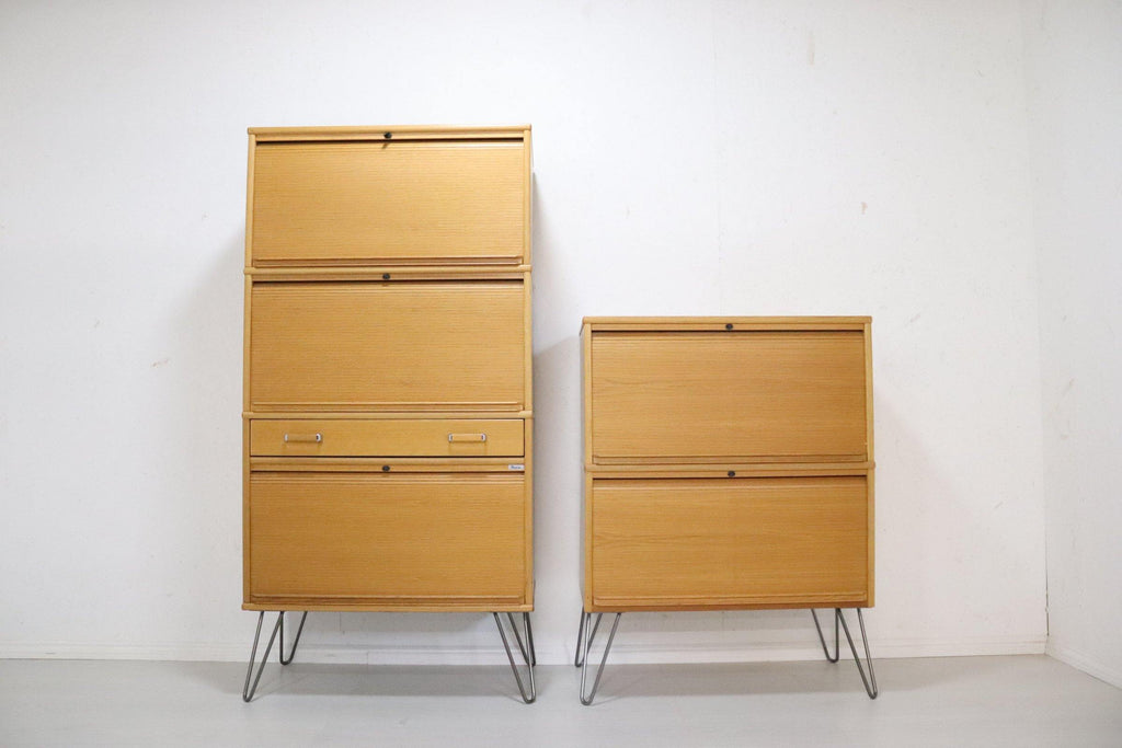 Matching Kinarps Office Units in Oak - Tambour Doors - teakyfinders