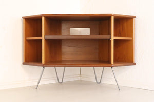 G Plan Corner TV Unit In Teak - Fresco Range - teakyfinders