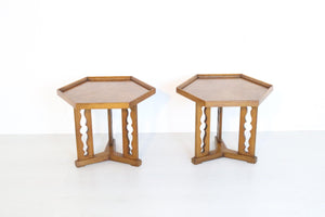 Matching Pair of Side Tables , Drexel Esperanto USA - teakyfinders