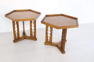 Matching Pair of Side Tables , Drexel Esperanto USA - teakyfinders