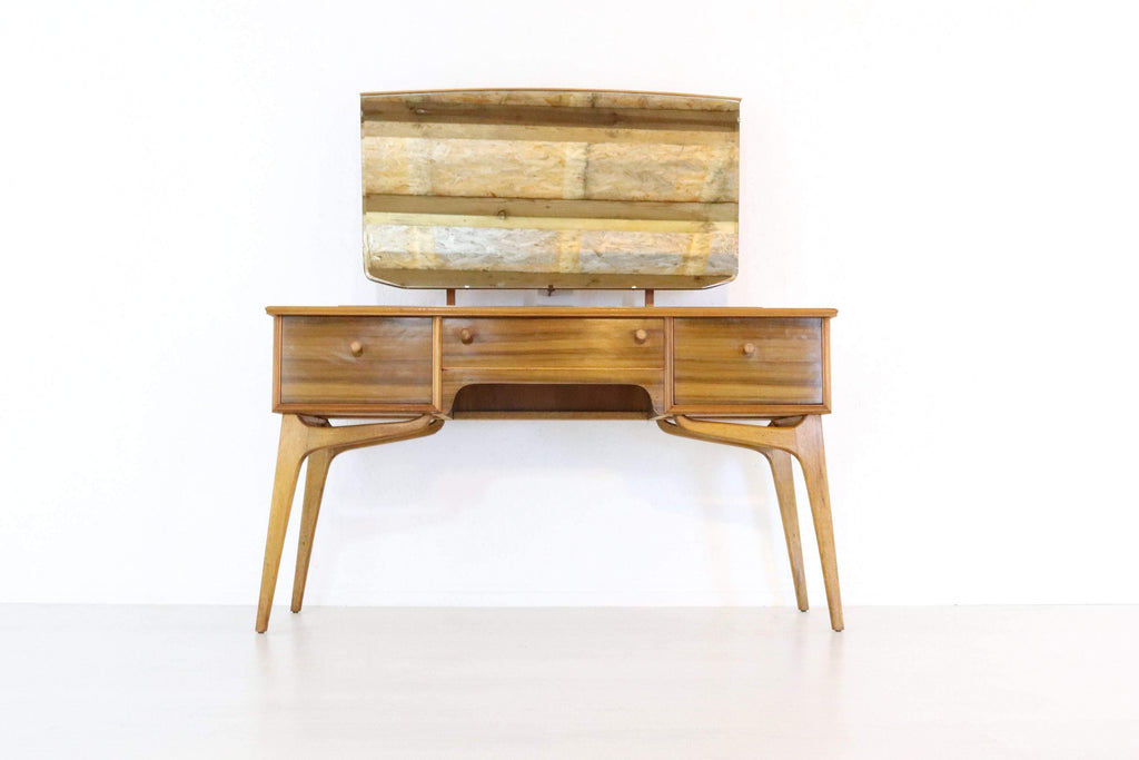 Alfred Cox Desk /Dressing Table Walnut - teakyfinders