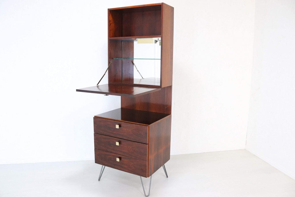 Retro Rosewood Drinks Cabinet - teakyfinders