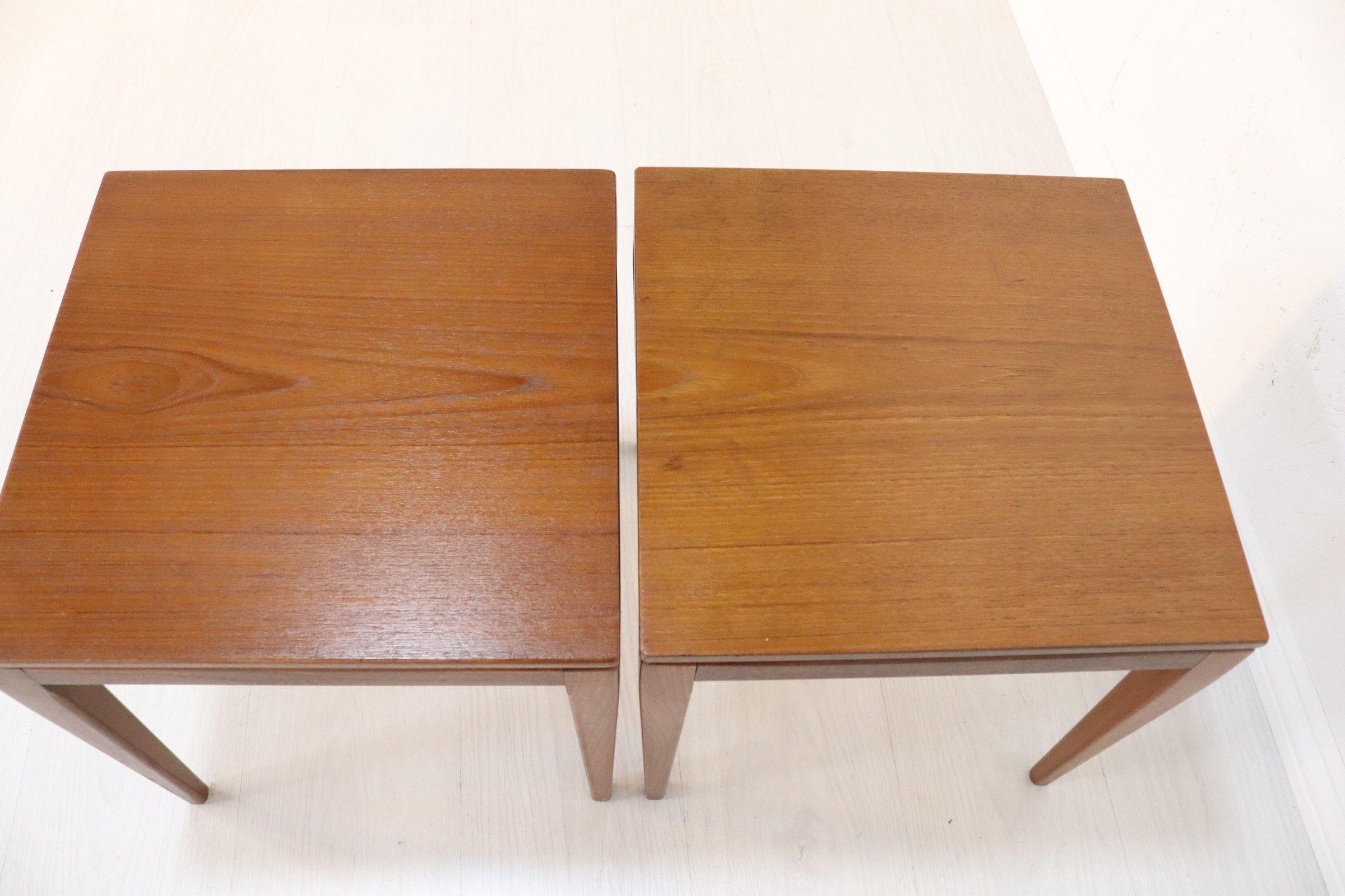 Danish Teak Side Tables - teakyfinders