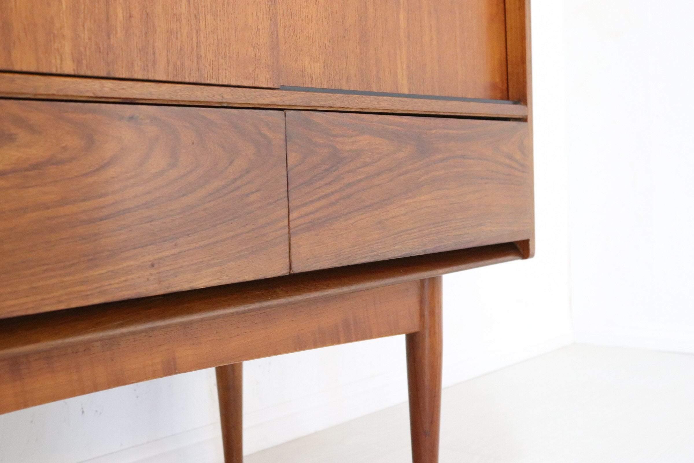 Austinsuite, Retro Sideboard / Highboard in Teak and Rosewood - teakyfinders