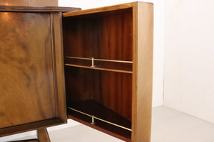 Mid Century Sideboard With Cocktail Drinks Bar, - teakyfinders