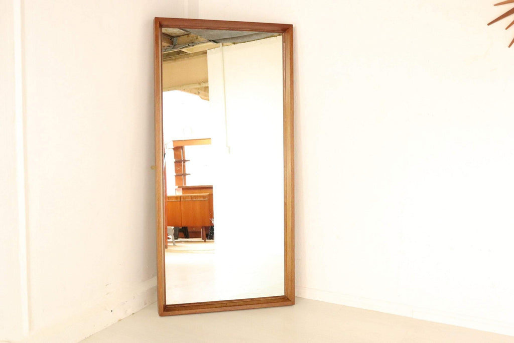 Beautiful Large Teak Framed Mirror - teakyfinders