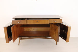 Mid Century Sideboard With Cocktail Drinks Bar, - teakyfinders