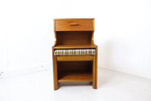 Mid Century Retro Chippy Hall Stand in Teak. Telephone Table Coat Stand. Original Vintage Furniture 70s - teakyfinders