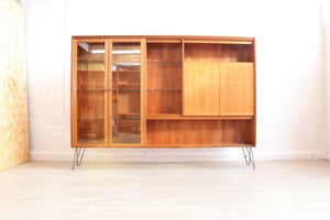 William Lawrence Large Teak Display Cabinet - teakyfinders