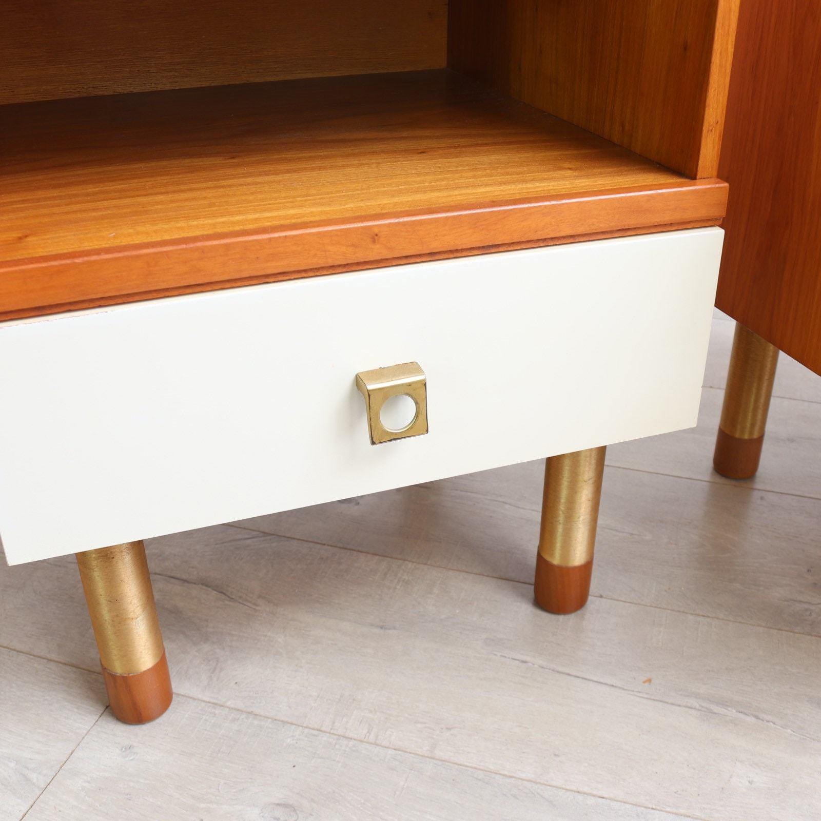 Matching Bedside Tables by UNIFLEX - teakyfinders