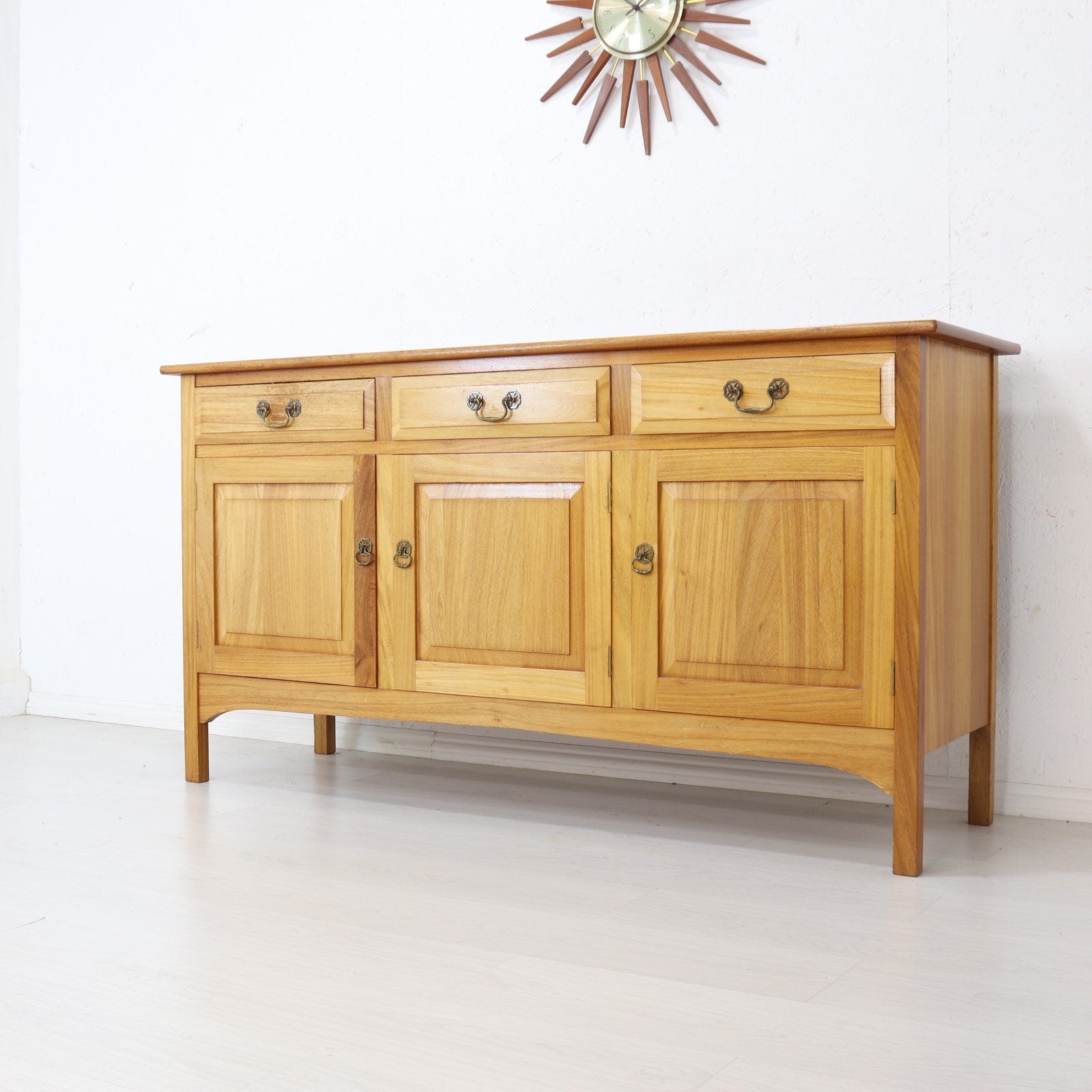 Reynolds of Ludlow Arts and Crafts Style Teak Sideboard - teakyfinders