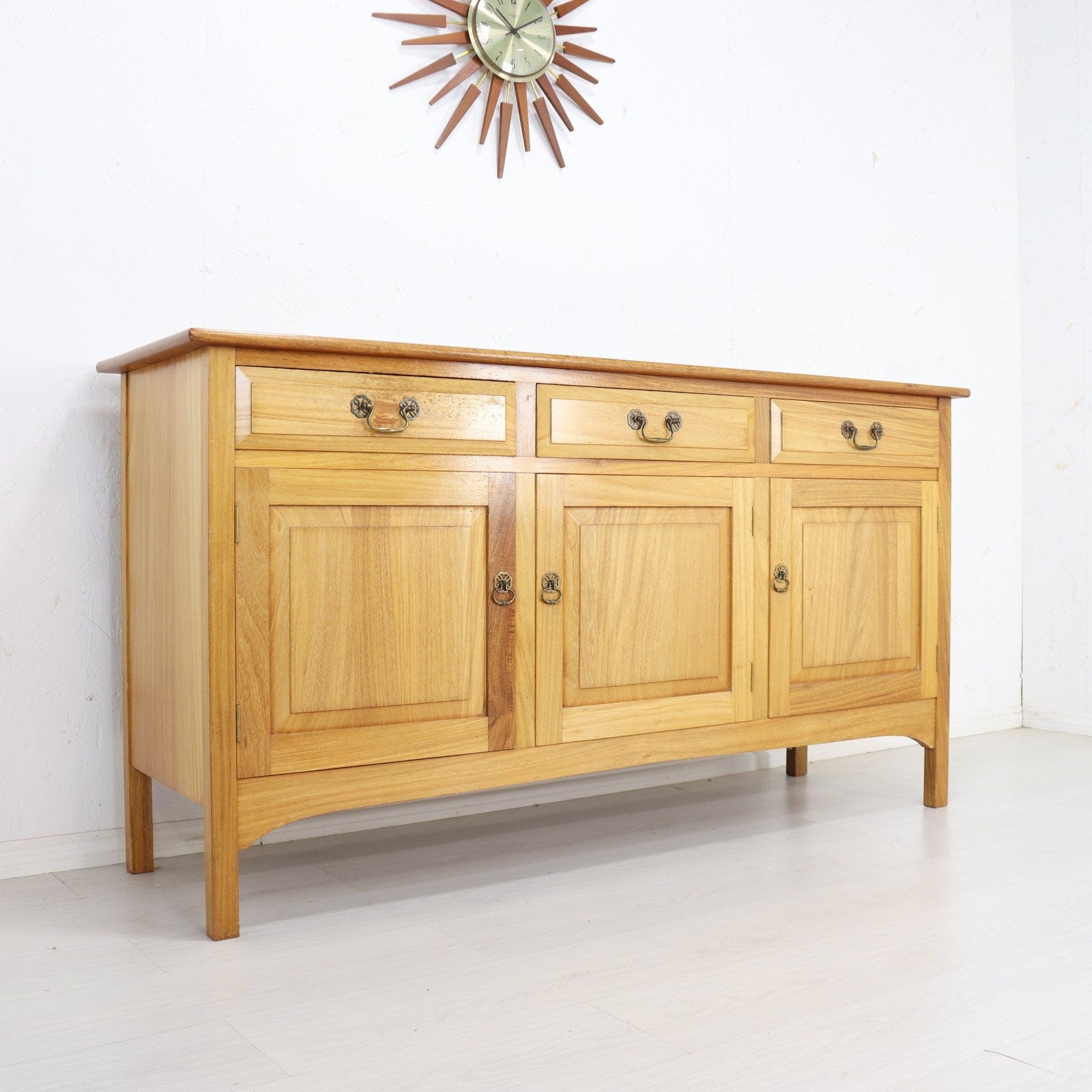 Reynolds of Ludlow Arts and Crafts Style Teak Sideboard - teakyfinders