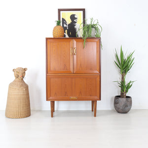 G Plan Fresco Teak Cocktail Drinks Cabinet - teakyfinders