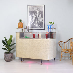 Retro Funky Home Cocktail Drinks Bar - teakyfinders