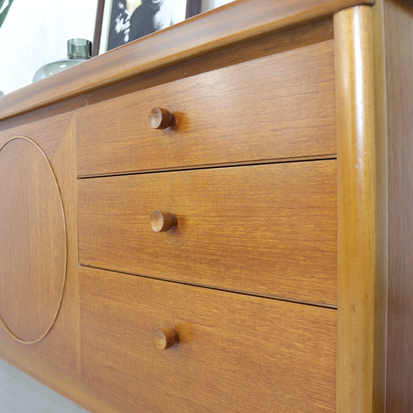 Nathan Circles Teak Sideboard - teakyfinders