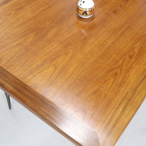 G plan Teak Fresco Plank Dining Table on Hairpin Legs - teakyfinders