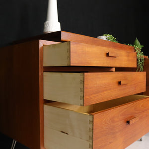 Danish Teak Sideboard with Swivel Shelf - teakyfinders