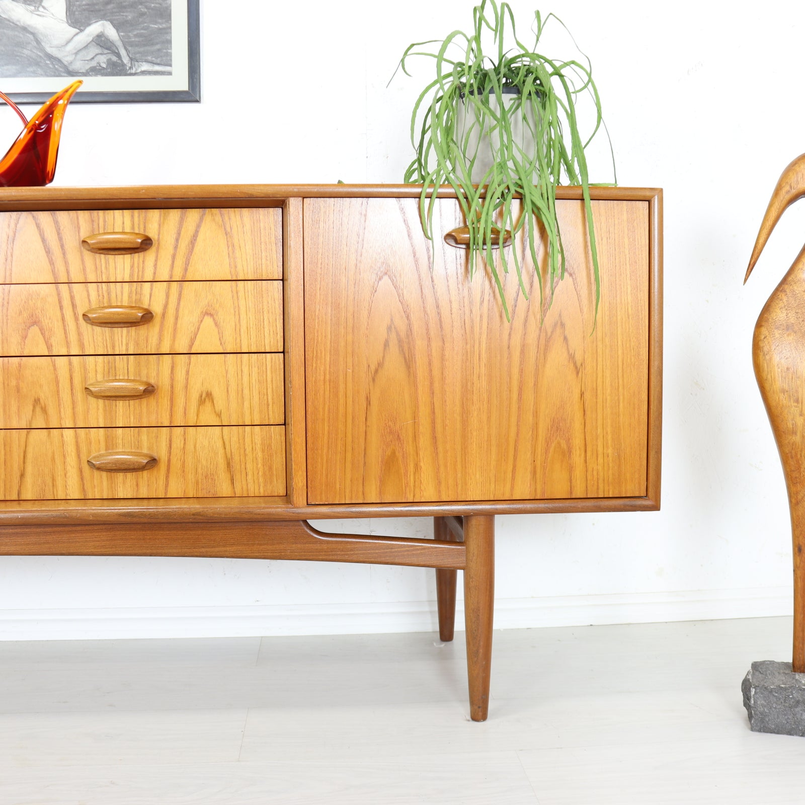 G Plan Long Brasilia Teak Sideboard - teakyfinders