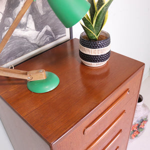 G Plan Fresco Tallboy 6 Teak Chest of Drawers - teakyfinders