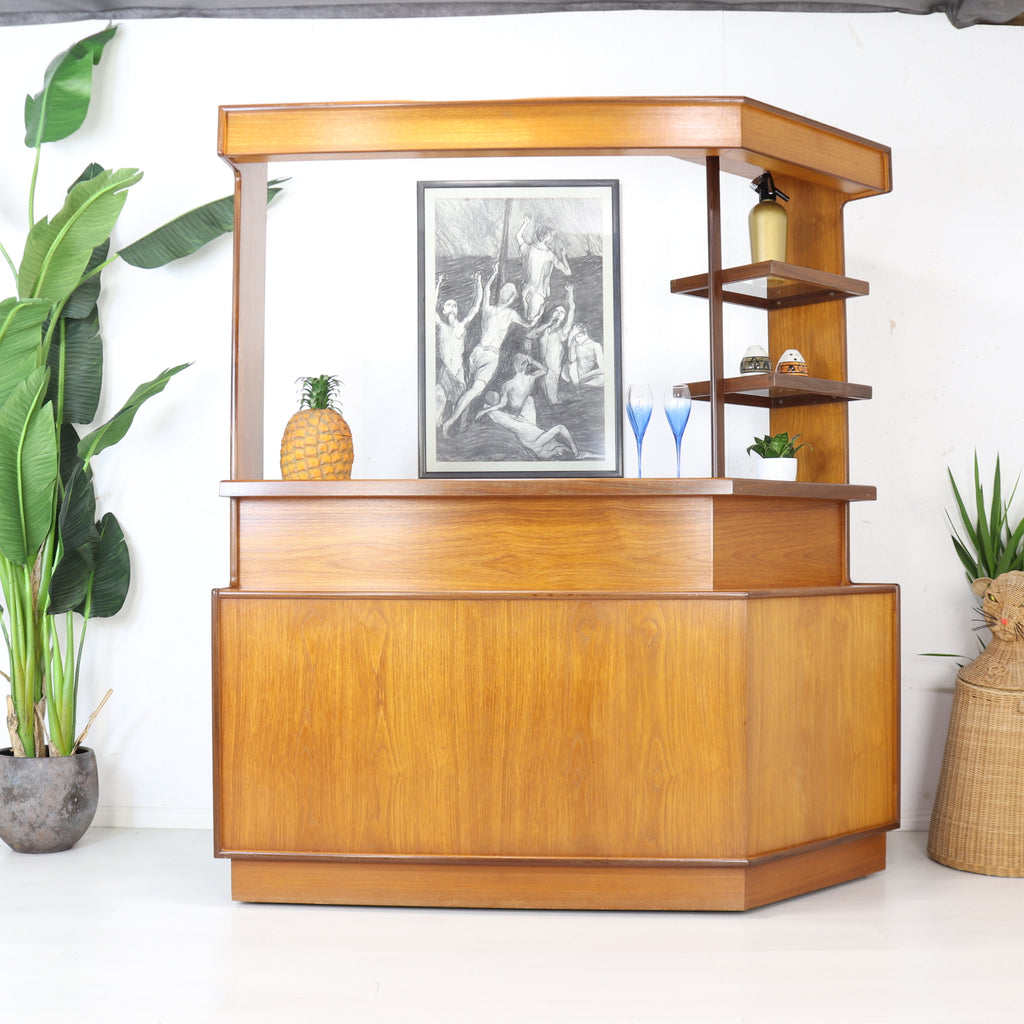 Turnidge of London Teak Drinks Bar - teakyfinders