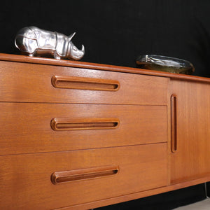 Jentique Teak Sideboard on Hairpin Legs Vintage Retro Furniture - teakyfinders