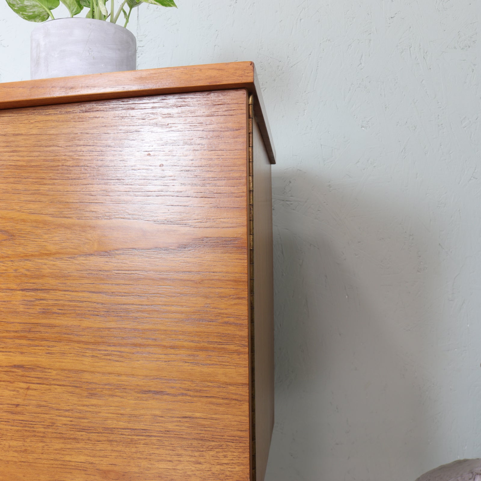 Rare Jentique Teak Sideboard with Chunky Handles - teakyfinders