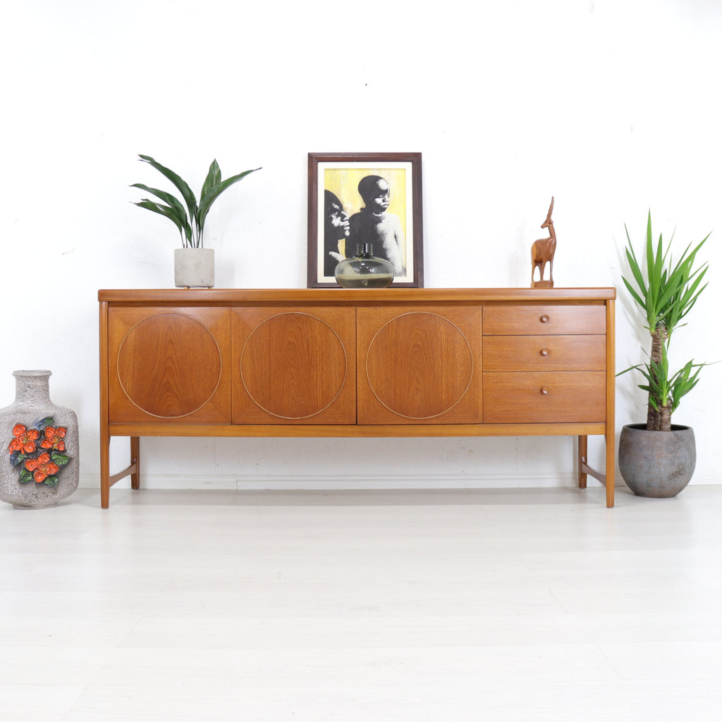 Nathan Circles Teak Sideboard - teakyfinders