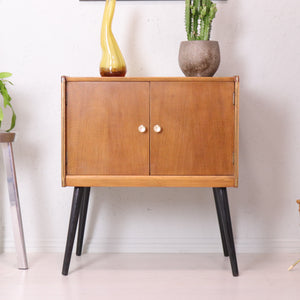 Retro Oak Vinyl Cabinet - teakyfinders