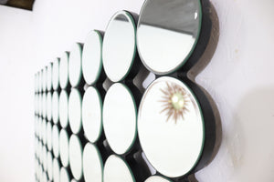 Retro Bespoke Mirror Circle Interior Design Item - teakyfinders