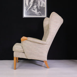 Retro Parker Knoll 757 Wingback Armchair - teakyfinders