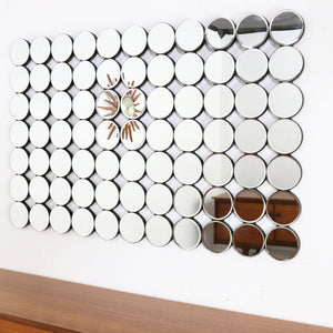 Retro Bespoke Mirror Circle Interior Design Item - teakyfinders