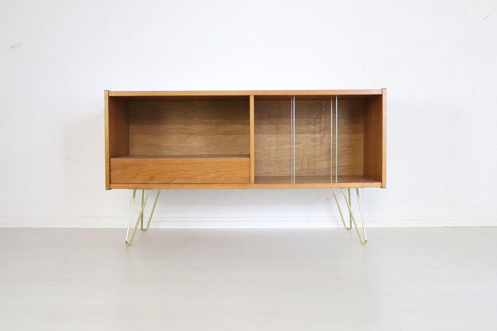 Teak Media Vinyl Storage Sideboard by Herbert Gibbs - teakyfinders