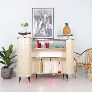 Retro Funky Home Cocktail Drinks Bar - teakyfinders