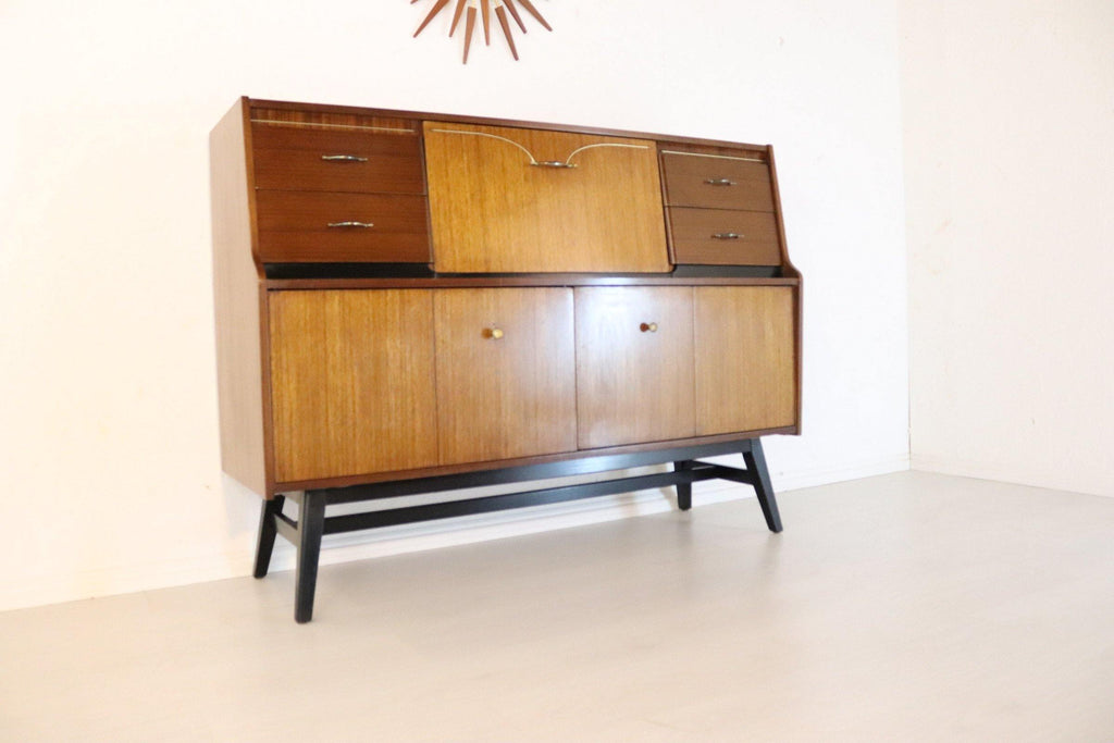 Mid Century Sideboard / Drinks Cabinet by Beautility - teakyfinders