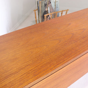 Drop Leaf Side Mid Century Teak Coffee Table - teakyfinders