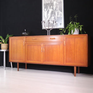 G Plan Fresco Long Teak Sideboard Vintage Retro Furniture - teakyfinders